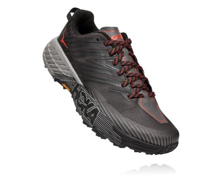 Hoka One One Speedgoat 4 Moški Tekaški Čevlji Temno Siva / Temno Siva SI-493526X